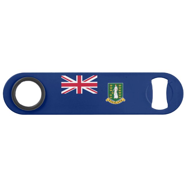 British Virgin Islands Flag Bar Key (Front (Horizontal))