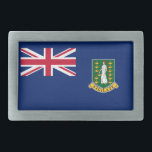 British Virgin Islands Flag Belt Buckle<br><div class="desc">Patriotic flag of British Virgin Islands.</div>