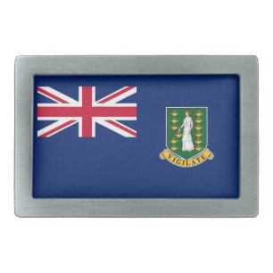 British Virgin Islands Flag Belt Buckle