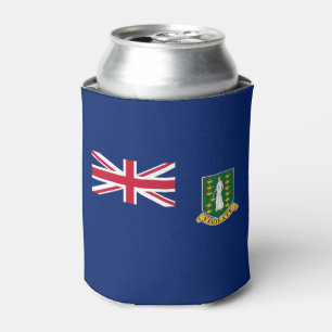 British Virgin Islands Flag Can Cooler