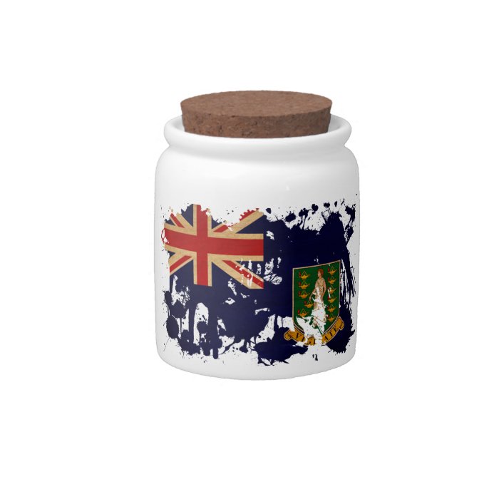 British Virgin Islands Flag Candy Dishes