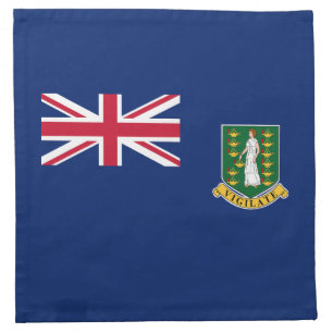 British Virgin Islands Flag Cloth Napkin