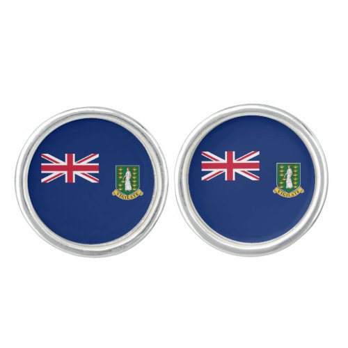 British Virgin Islands Flag Cufflinks