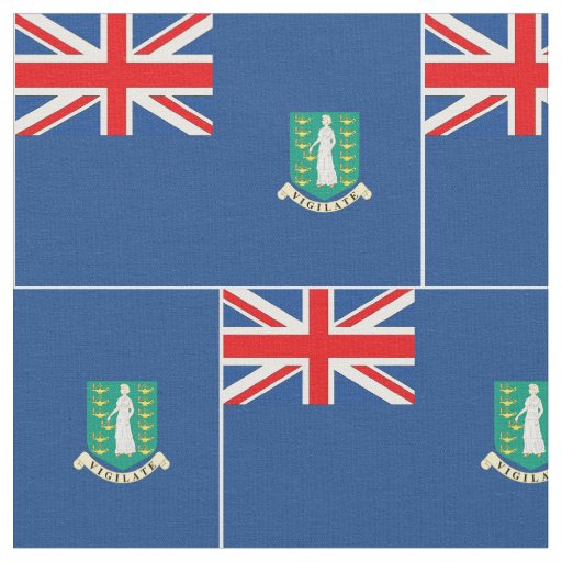 British Virgin Islands Flag Fabric