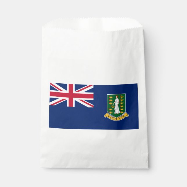 British Virgin Islands Flag Favor Bag (Front)