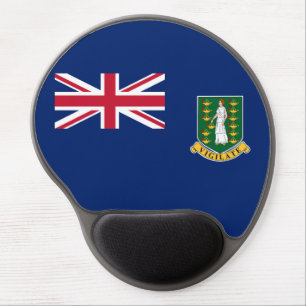 British Virgin Islands Flag Gel Mouse Pad