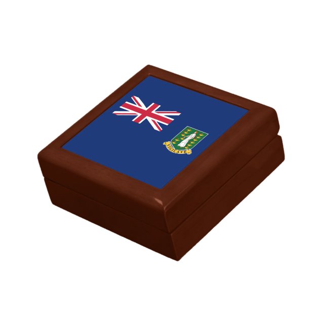 British Virgin Islands Flag Gift Box (Side)