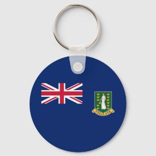 British Virgin Islands Flag Keychain