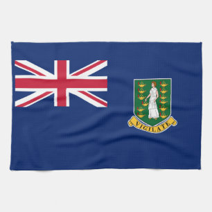 British Virgin Islands Flag Kitchen Towel