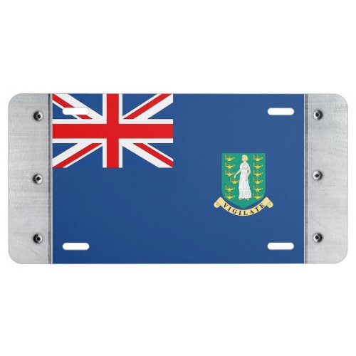 British Virgin Islands Flag License Plate