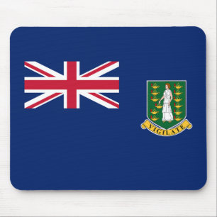 British Virgin Islands Flag Mouse Pad