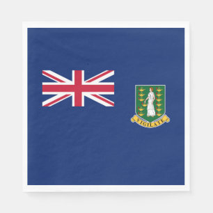 British Virgin Islands Flag Napkins