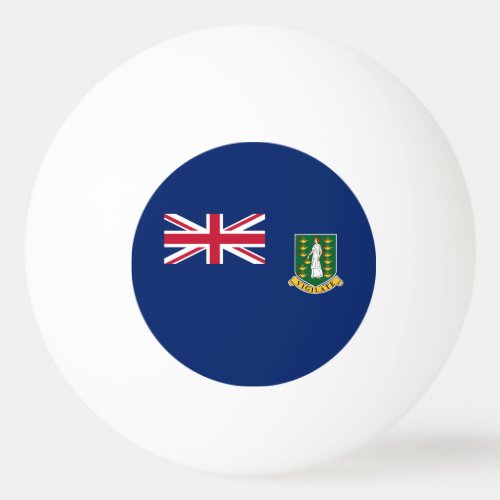 British Virgin Islands Flag Ping Pong Ball