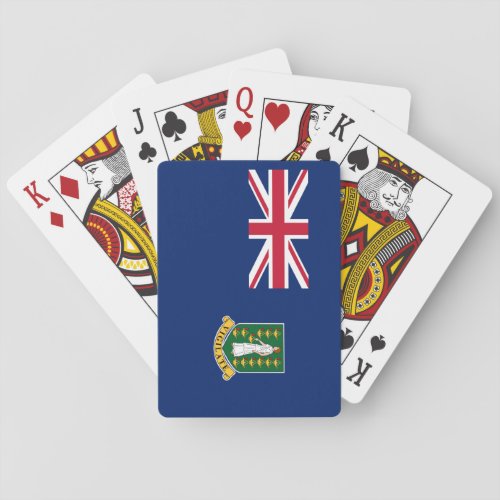 British Virgin Islands Flag Poker Cards