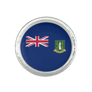 British Virgin Islands Flag Ring