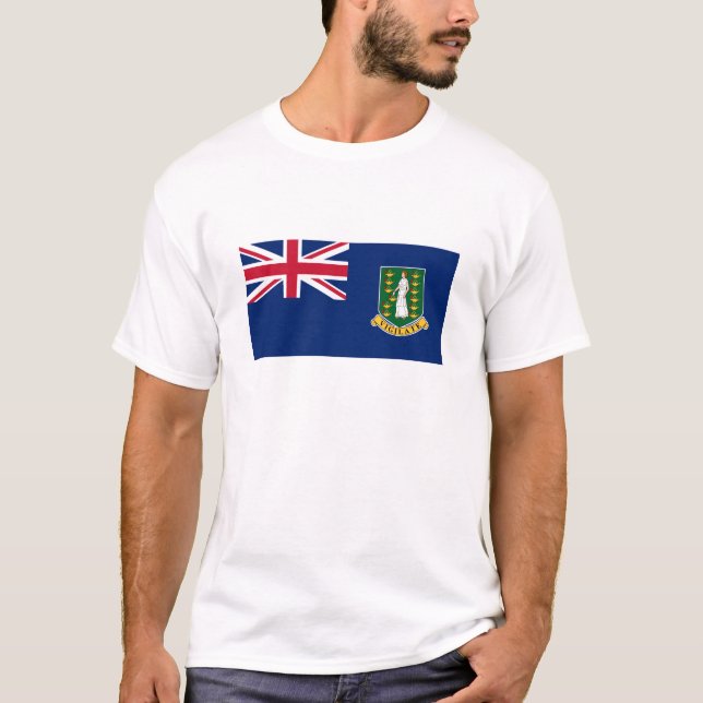 British Virgin Islands Flag T-Shirt (Front)