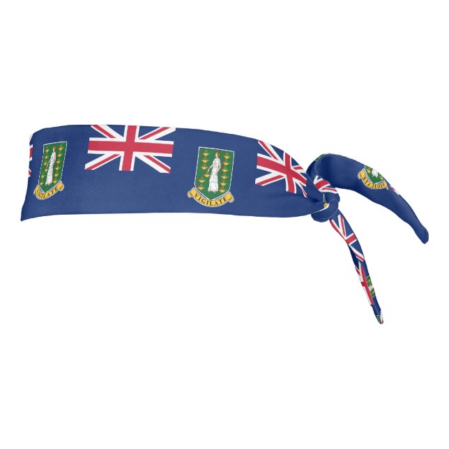 British Virgin Islands Flag Tie Headband (Rotate 90)