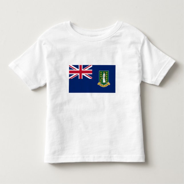 British Virgin Islands Flag Toddler T-shirt (Front)