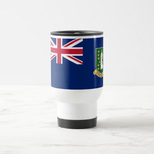 British Virgin Islands Flag Travel Mug