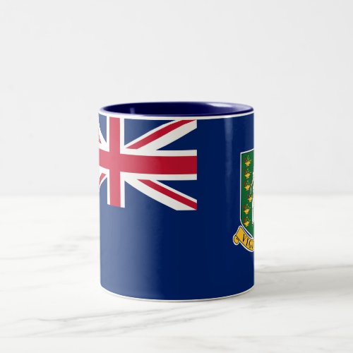 British Virgin Islands Flag Two_Tone Coffee Mug