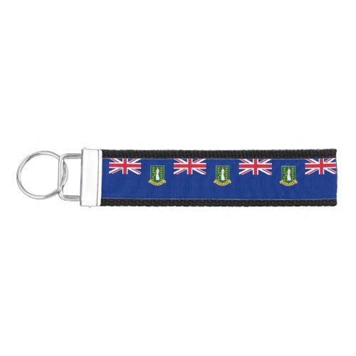 British Virgin Islands flag Wrist Keychain