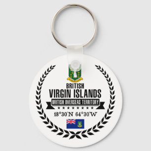 British Virgin Islands Keychain