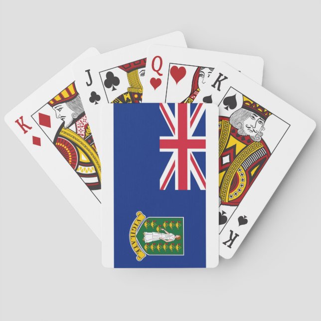 British Virgin Islands National World Flag Poker Cards (Back)