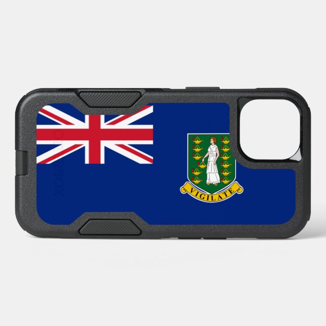 British Virgin Islands Otterbox iPhone Case (Back Horizontal)