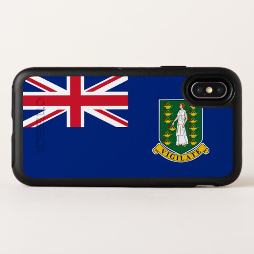 British Virgin Islands OtterBox Symmetry iPhone X Case