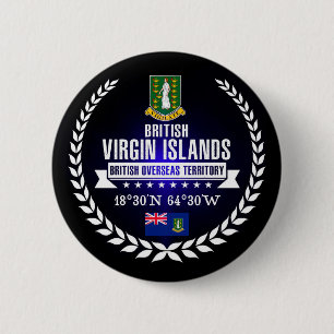 British Virgin Islands Pinback Button