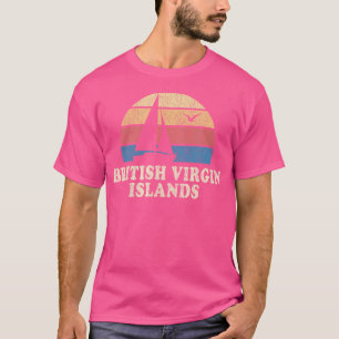 British Virgin Islands Sailboat 70S T-Shirt