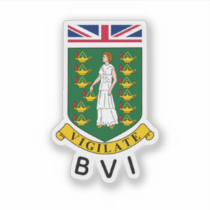 British Virgin Islands Sticker