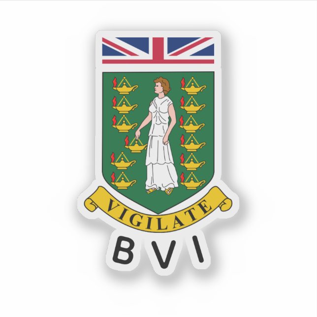 British Virgin Islands Sticker (Front)
