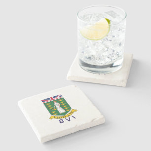 British Virgin Islands Stone Coaster