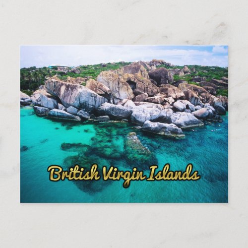 British Virgin Islands The Baths Postcard