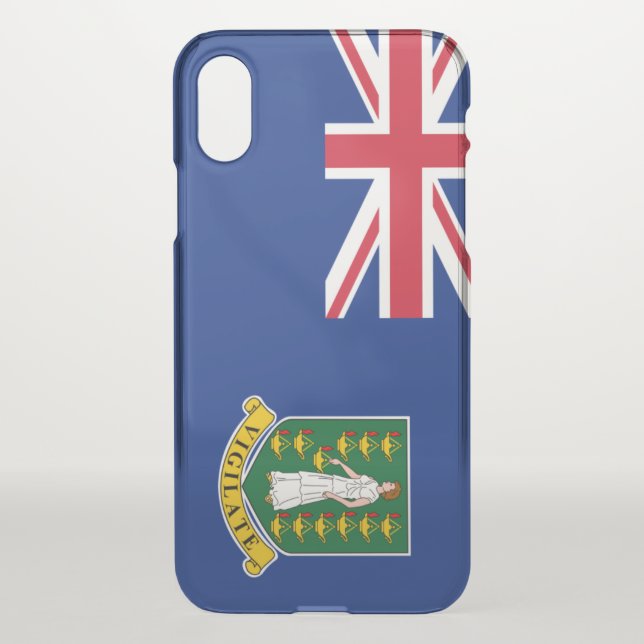 British Virgin Islands Uncommon iPhone Case (Back)