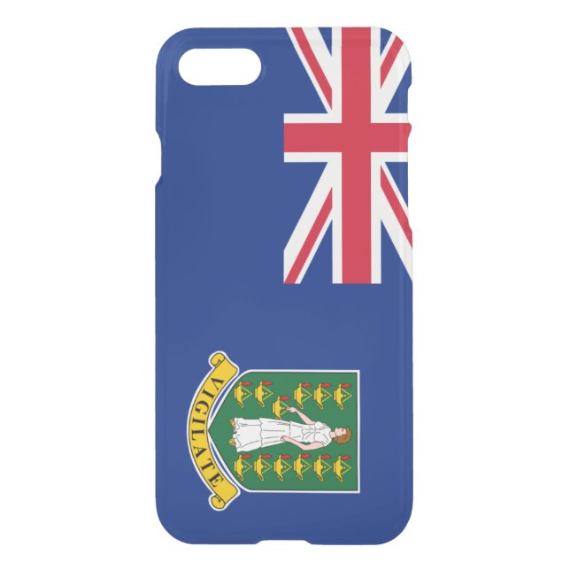British Virgin Islands Uncommon iPhone Case (Back)