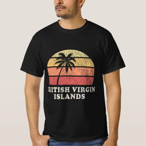 British Virgin Islands Vintage 70s Retro Throwback T_Shirt