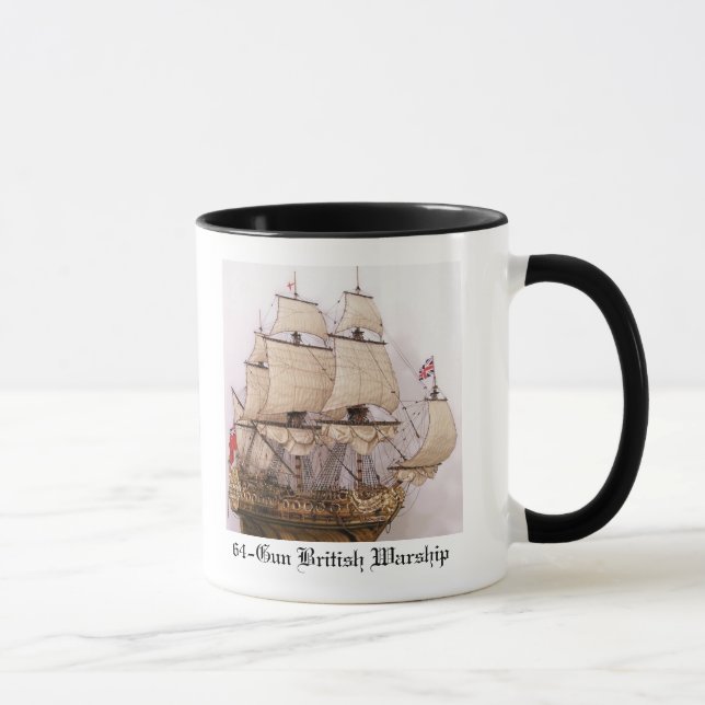 British Warship Coffee Mug (Right)