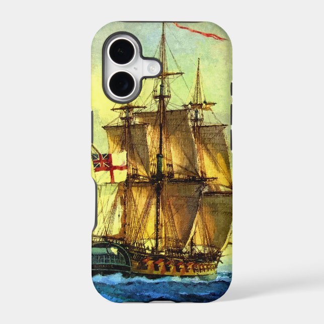 British warship iphone case (Back)