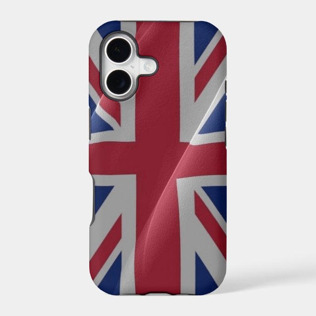 British waving flag - iphone case (Back)
