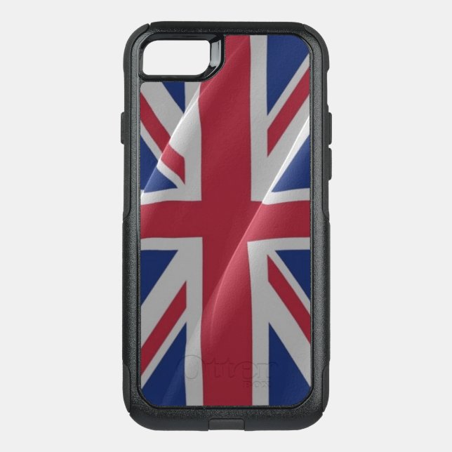 British waving flag - otterbox iPhone case (Back)