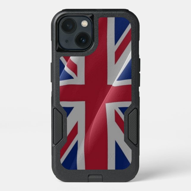 British waving flag - otterbox iPhone case (Back)