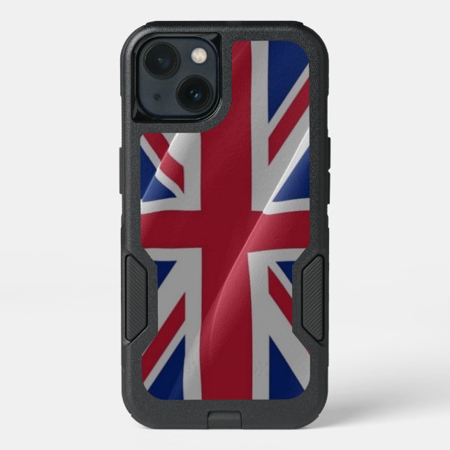 British waving flag - otterbox iPhone case (Back)