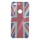 British waving flag - uncommon google pixel case (Back)