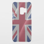 British waving flag - uncommon samsung galaxy s9 case<br><div class="desc">The national flag of the United Kingdom is the Union Jack, also known as the Union Flag.[1] The current design of the Union Jack dates from the union of Ireland and Great Britain in 1801. It consists of the red cross of Saint George (patron saint of England), edged in white,...</div>