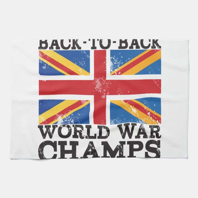 British World War Victory Towel (Horizontal)