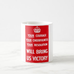 British WW2 Propaganda Coffee Mug