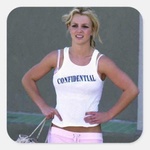 Britney Spears Confidential Sticker