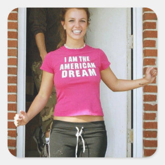 Britney  square sticker